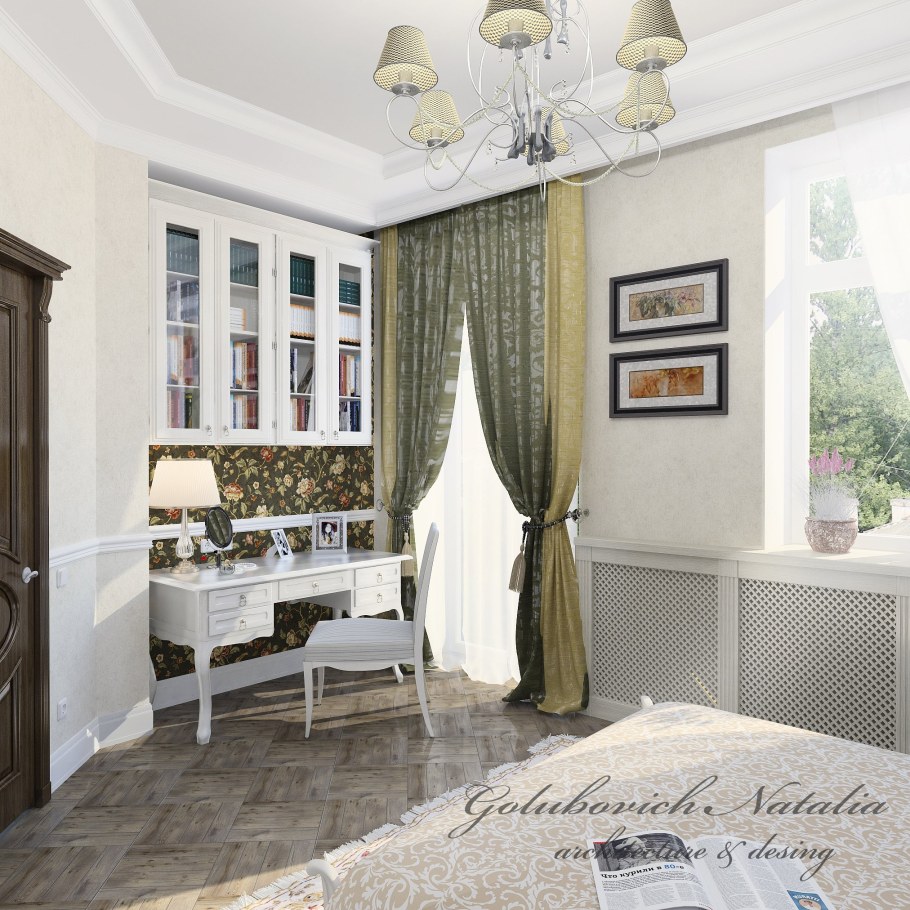 Интерьер гостиной в сталинке