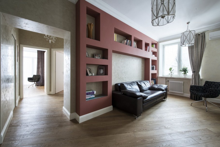 Интерьер трехкомнатной сталинки