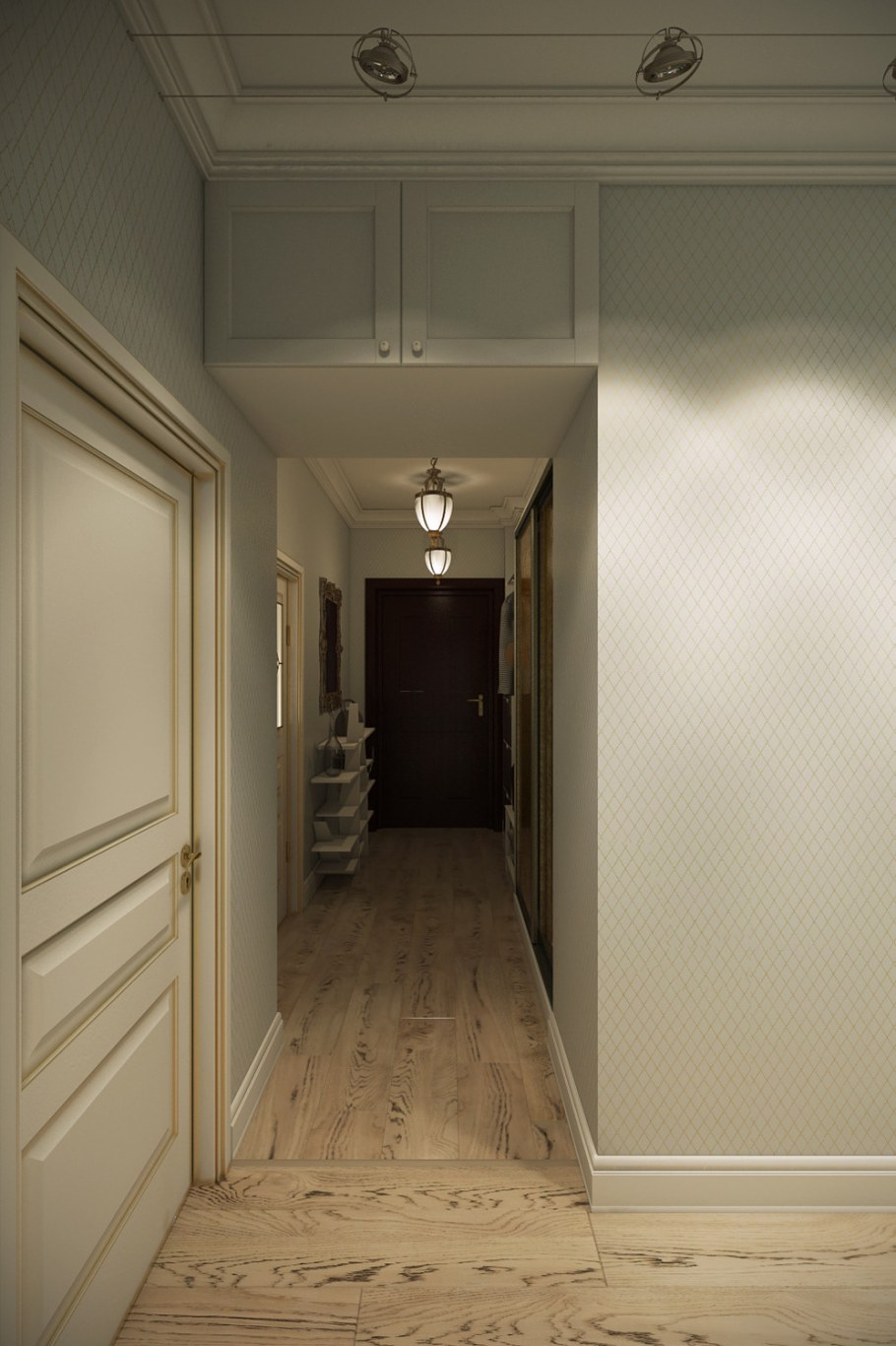 Интерьер коридора в сталинке