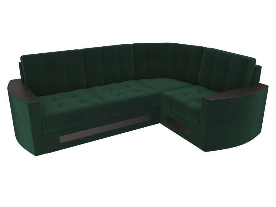 Угловые диван Белла правый микровельвет