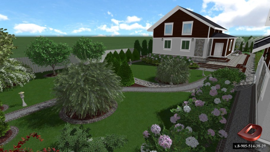 Дендроплан участка 15 соток