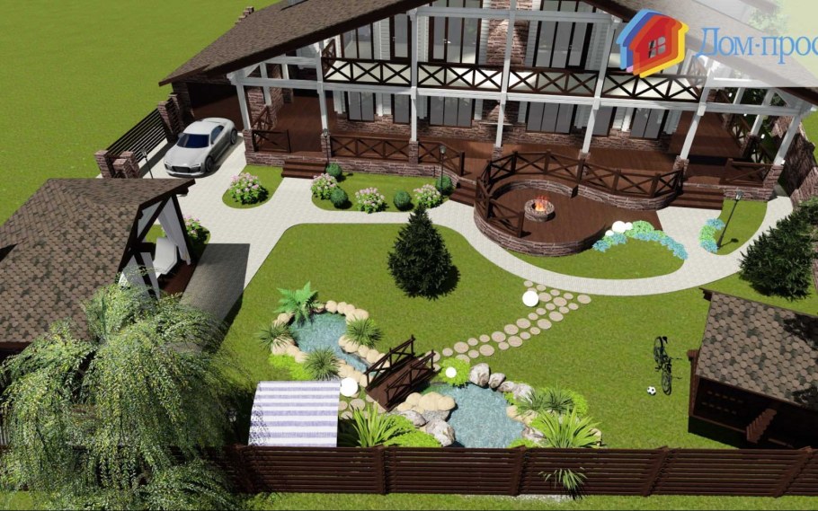 Планировка садово - огородного участка 10 соток