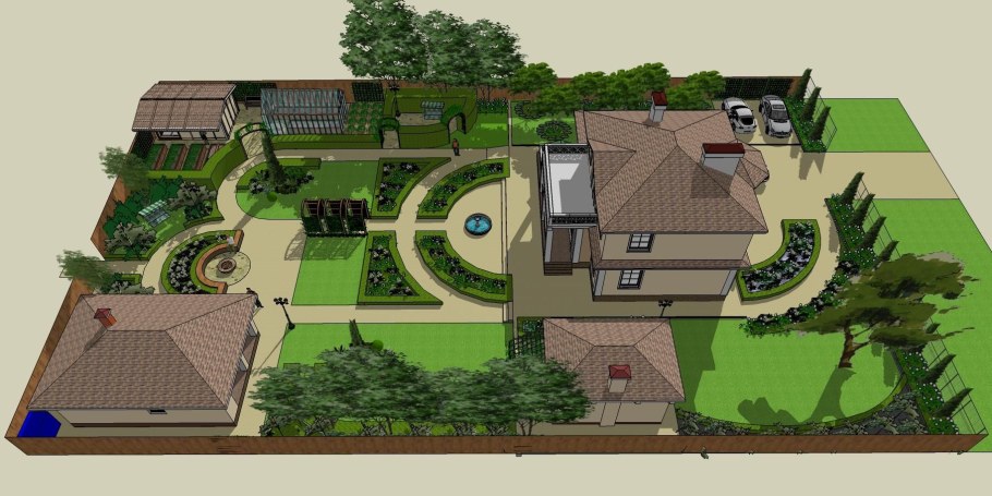 Планировка земельного участка 20 соток