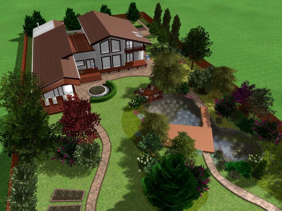 Планировка участка 8 соток 20x40 схема