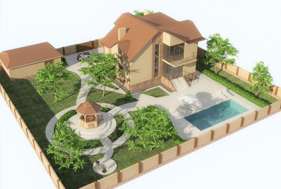 Дендроплан участка 13 соток