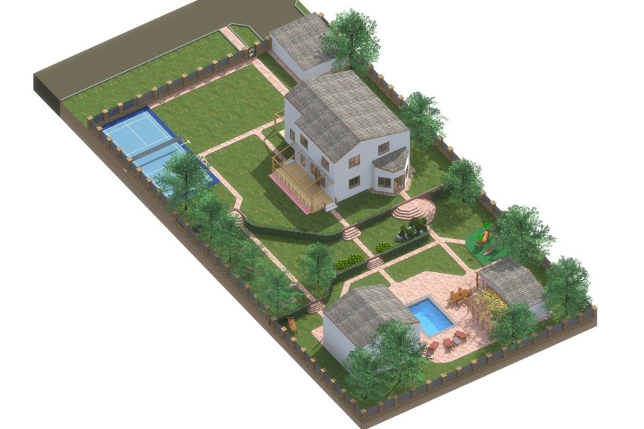 Ландшафтная планировка участка