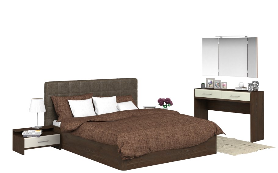 Кровать Элеонора лазурит