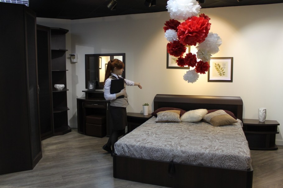 Спальня Магна лазурит кедр шоколад