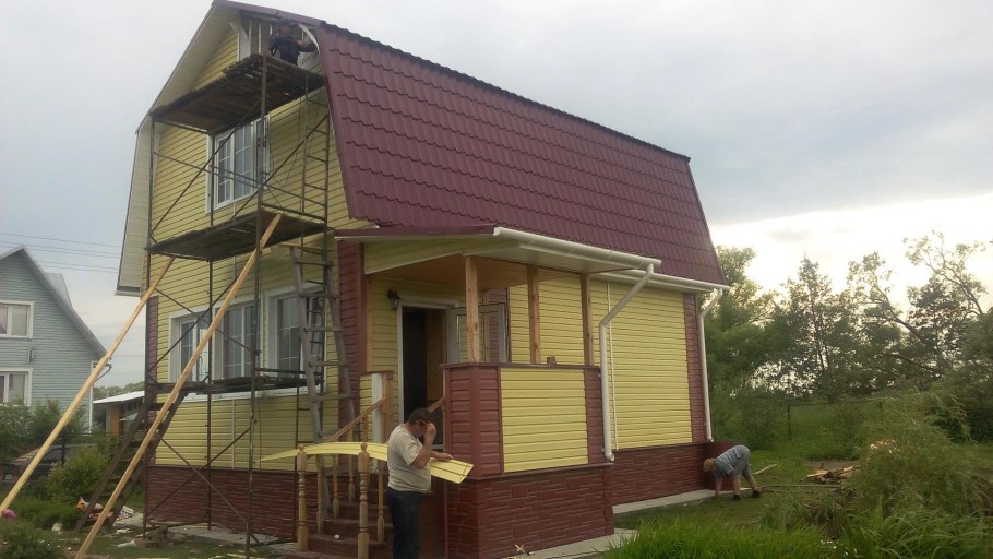 Сайдинг дачный дом