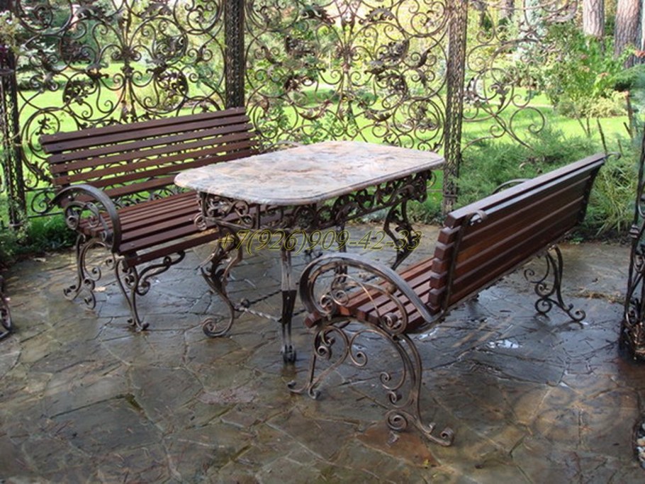 Кованая Садовая мебель