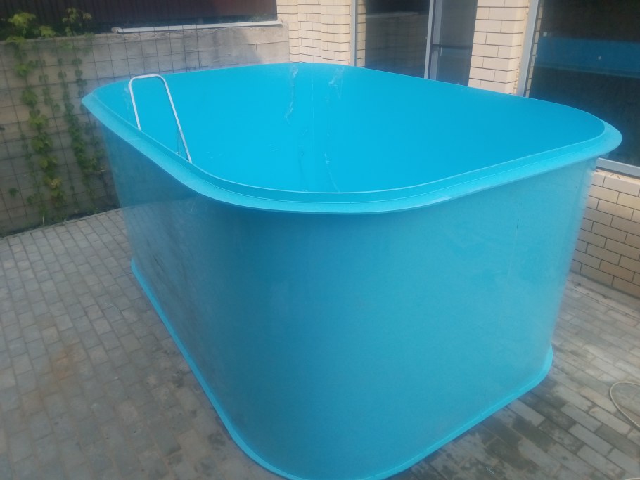Бассейн пластиковый 5х2.5х1.5 из полипропилена