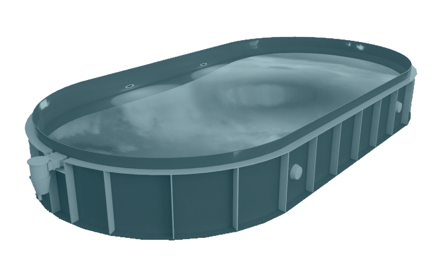 Пластиковая чаша для бассейна