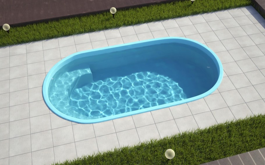 Бассейн композитный круглый 3м