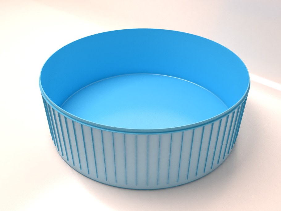 Пластиковая чаша для бассейна
