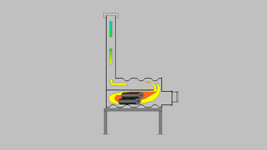 Электрическая схема коптильни Голден смокер