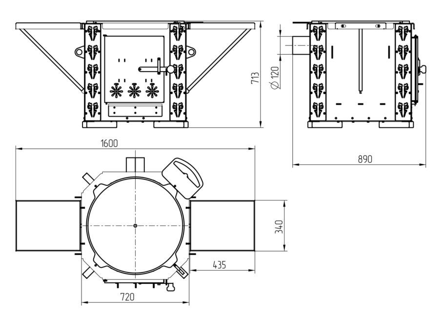 Печи под казан Ферингер