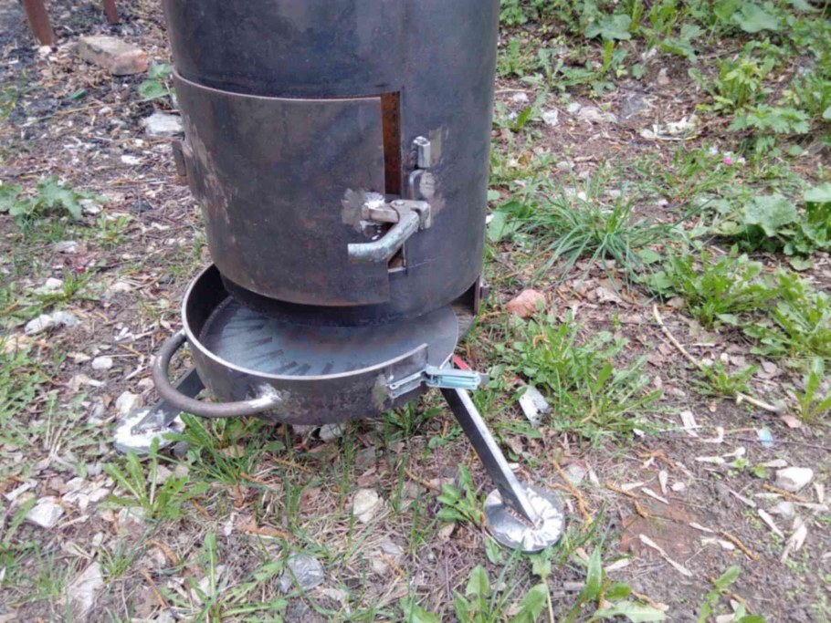 Чертежи реактивной печи из квадратной трубы