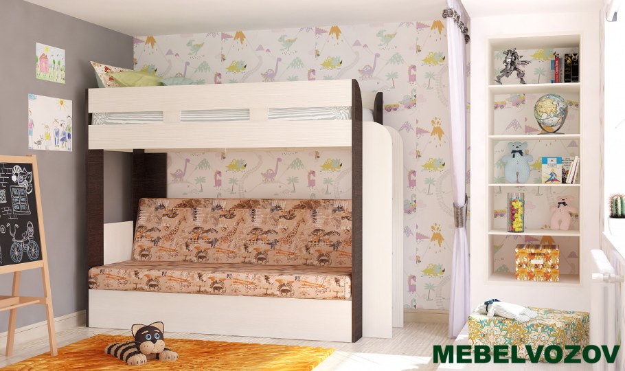 Кровать чердак bambini Divanno 5