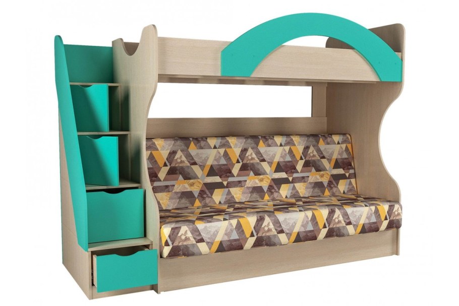 Двухъярусная кровать Twin/Full Bunkbed (Futon not included)