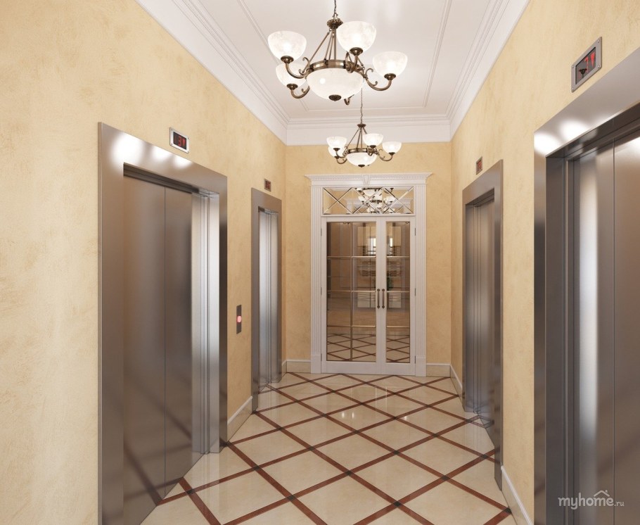 Красивый подъезд после ремонта