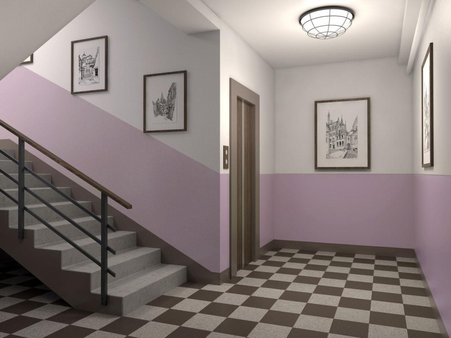 Подъезд после капремонта