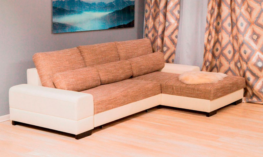 Угловой диван в интерьере