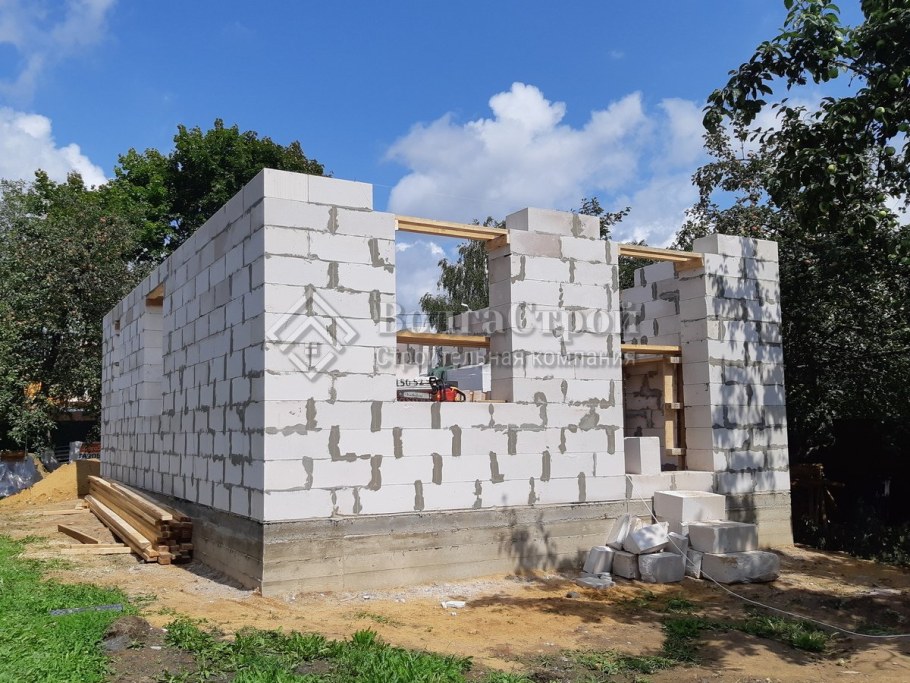 Дом с газосиликата