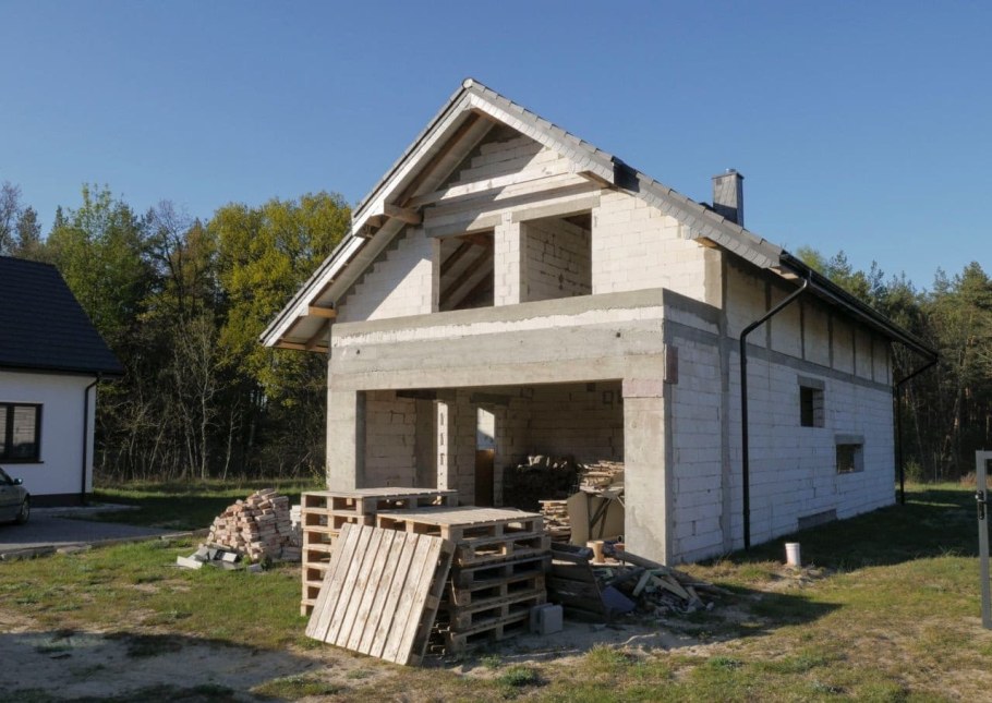 Дачный дом из газоблоков