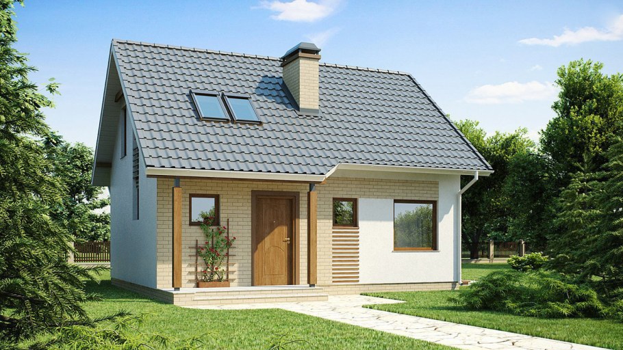 Z500 проекты одноэтажных с мансардой