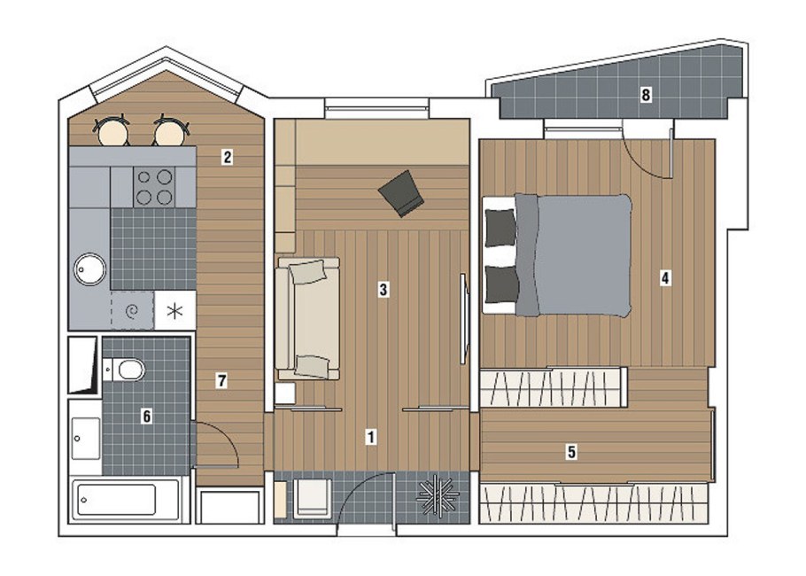 Встроенные гардеробные в прихожую