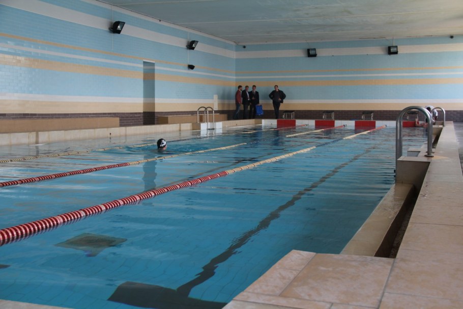 Открытый бассейн Пенза Ахуны зимой