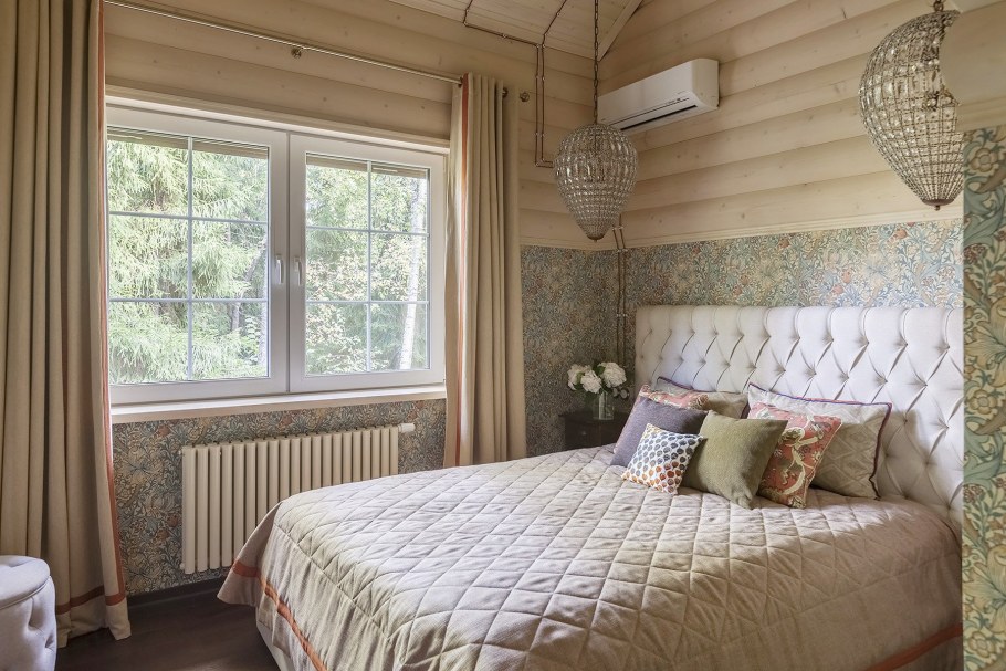 Отделка комнаты вагонкой