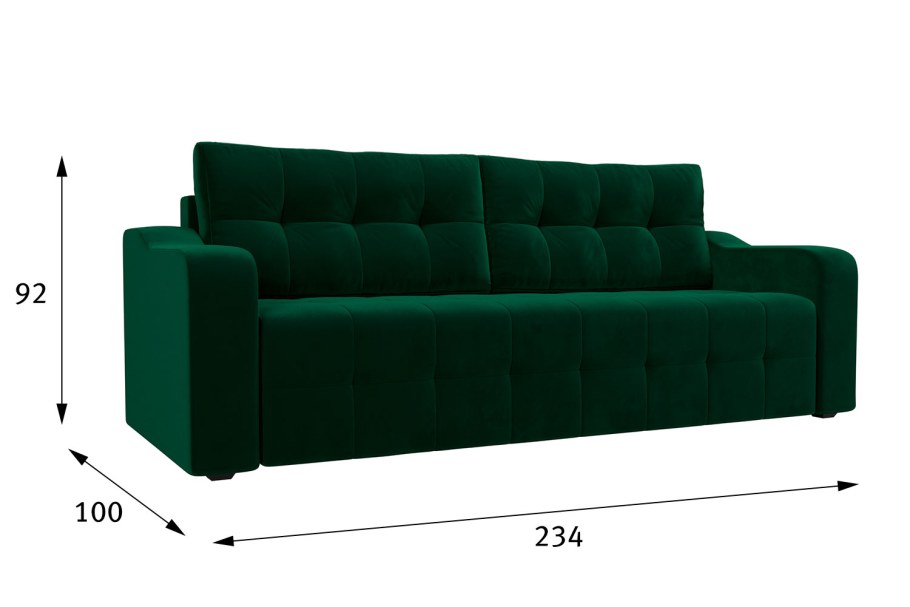 Женева-1 диван Экомебель