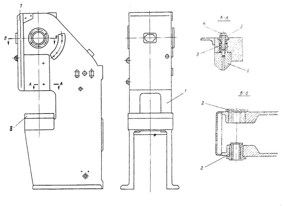 Гидравлический пресс для сайлентблоков и подшипников чертежи