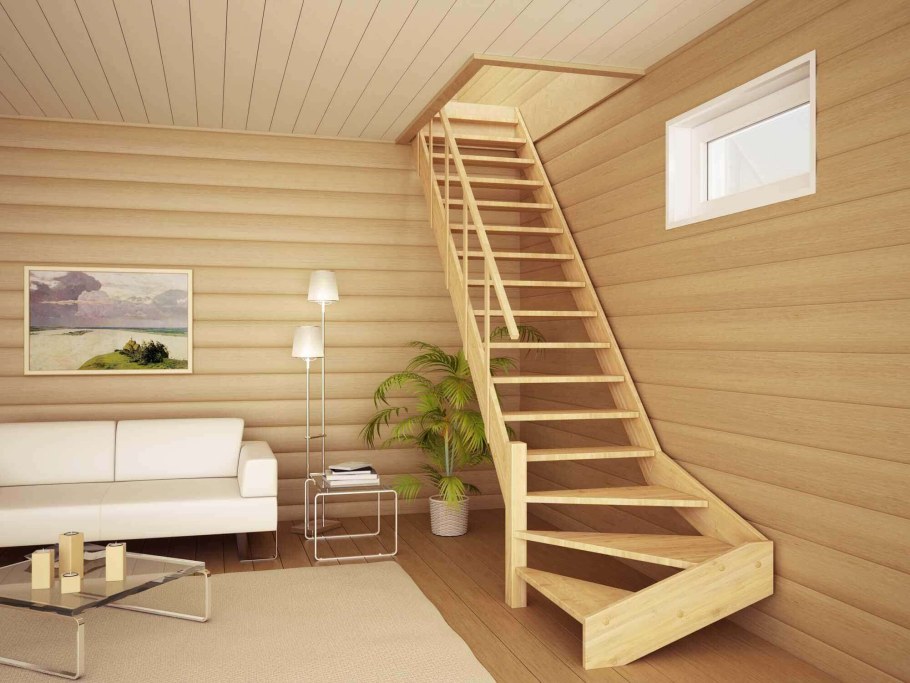 Малогабаритные мансардные лестницы