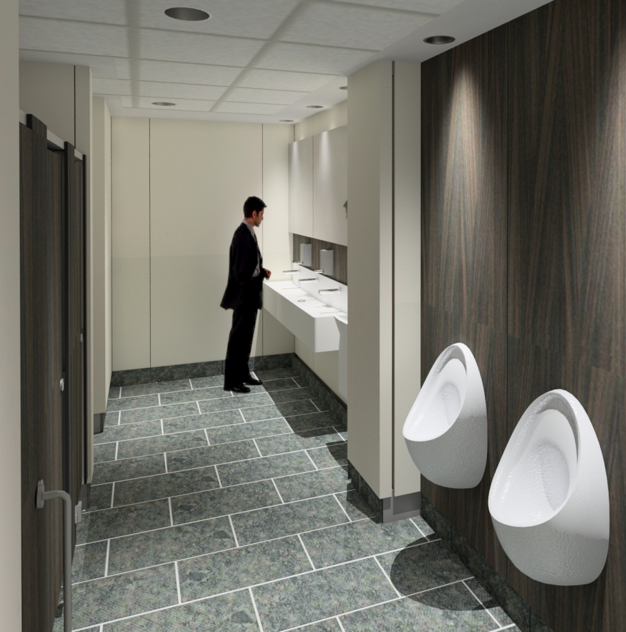 Длинный писсуар