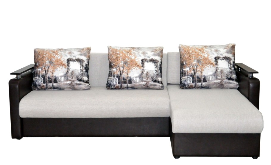 Угловой диван Консул (Мадагаскар 06 (серый), левый)