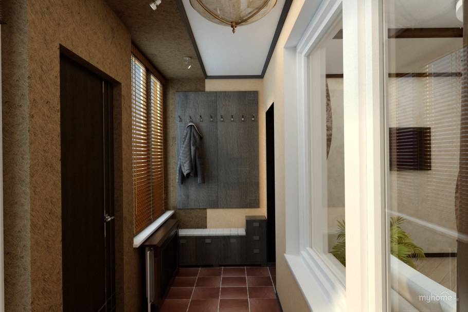 Тамбур в коттедже интерьер