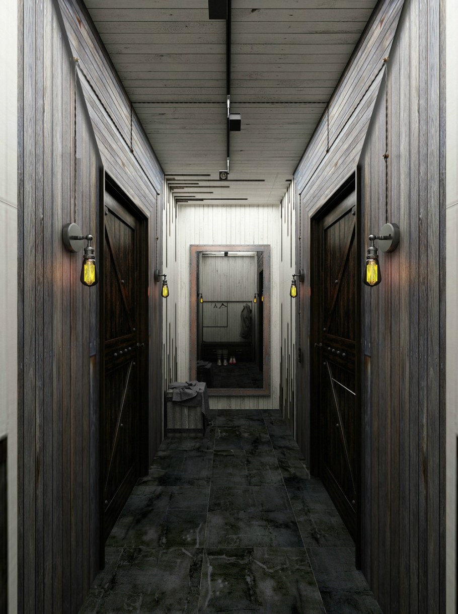 Интерьер маленькой прихожей