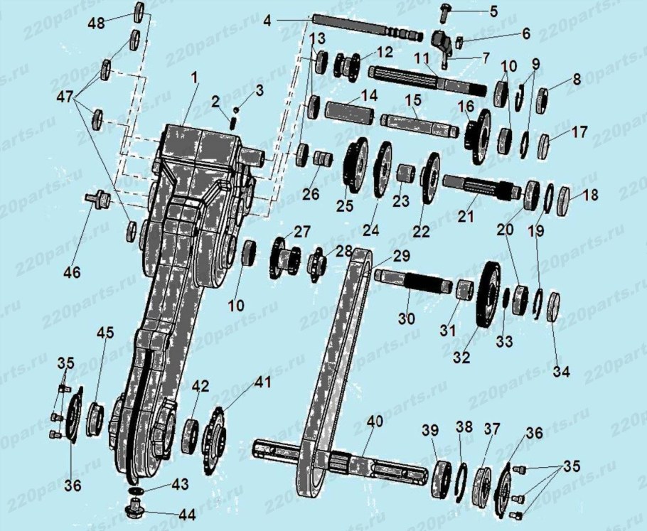 Мотоблок Каскад МБ 1 метки ГРМ