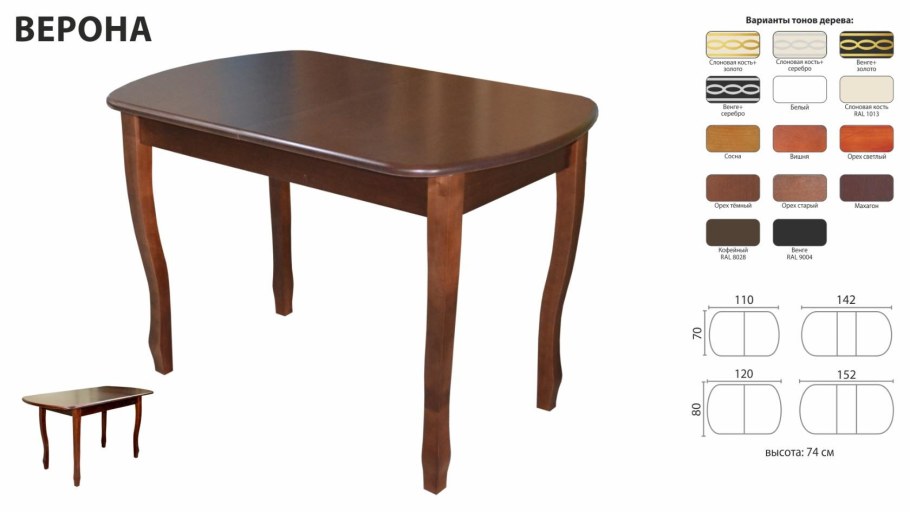 Мёбельная фабрика Верона стулья