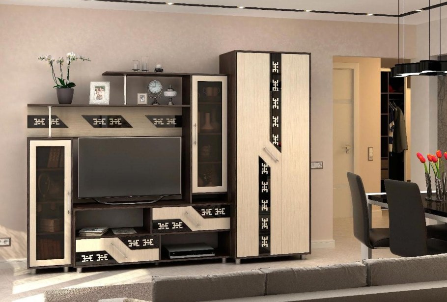 Гостиная Верона (венге/дуб белфорт)