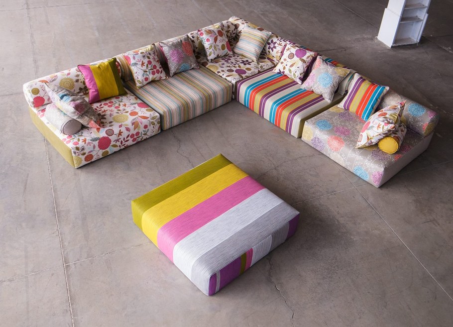 Бескаркасный модульный диван-трансформер