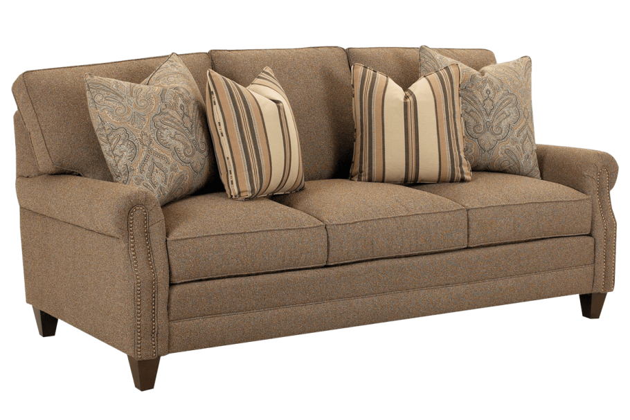 Диван на белом фоне