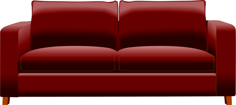 Диван на прозрачном фоне