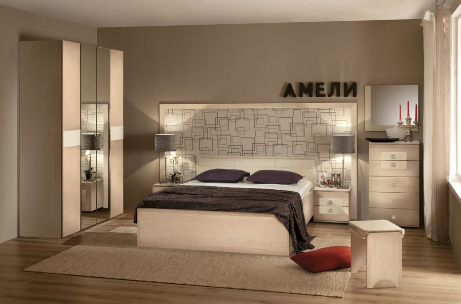 Спальный гарнитур Амели Глазов