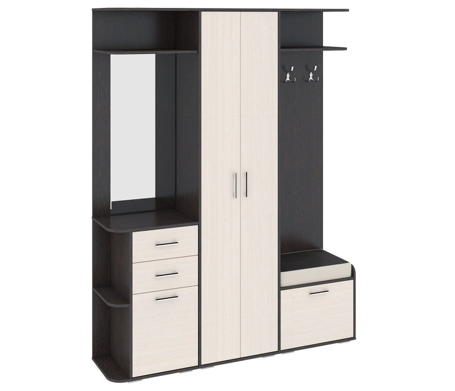 Прихожая Noto (дуб табачный/черный)