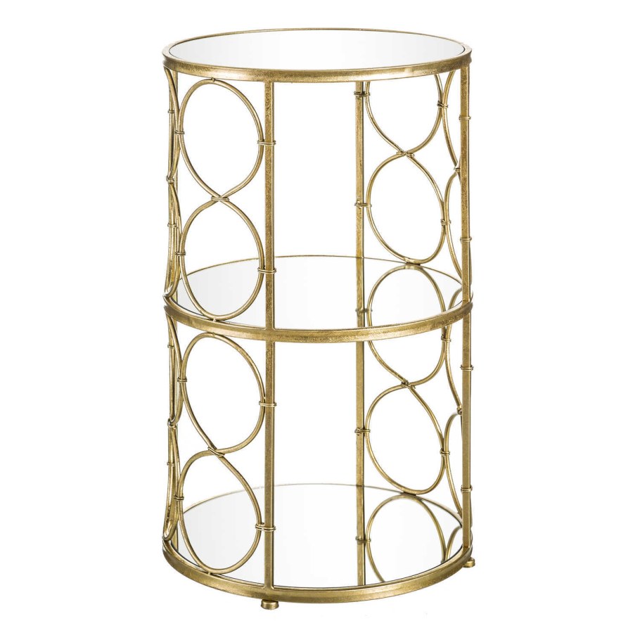 Стеллаж Равенна золотого цвета артикул: IMR-869636