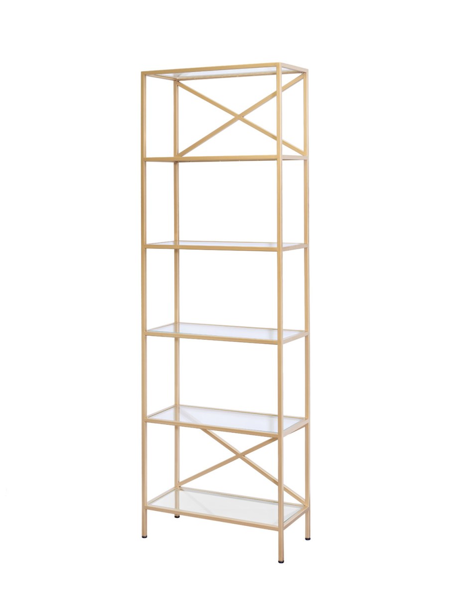 Стеллаж из металла золото