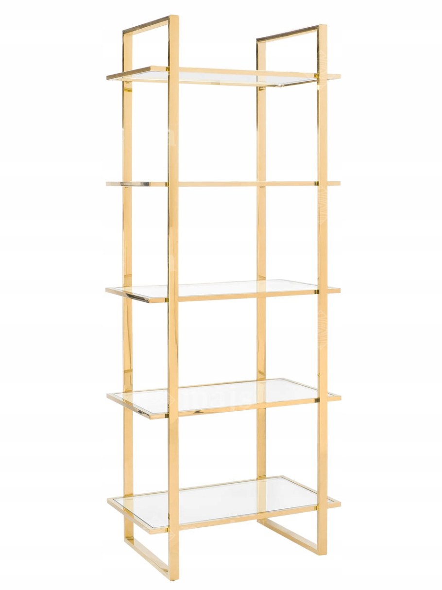 Стеллаж из металла золото